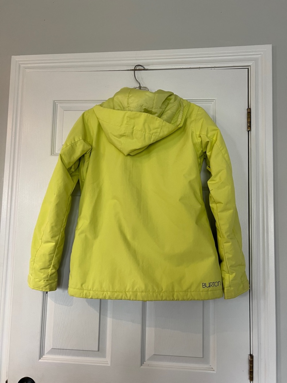 Burton Kids Bright Yellow and Purple Two-Tone Puffer Jacket - Picture 4 of 4